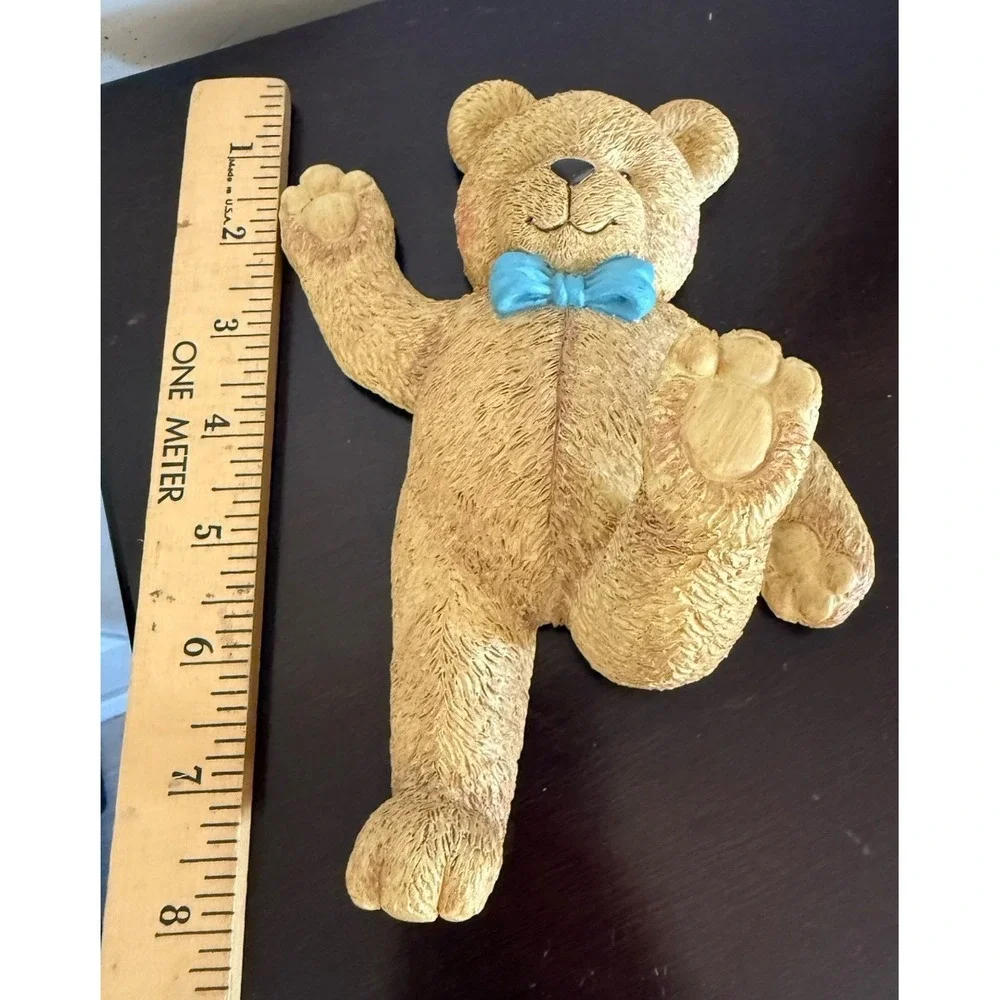 Vintage Home Interiors Kids Resin Bear Towel Hanger